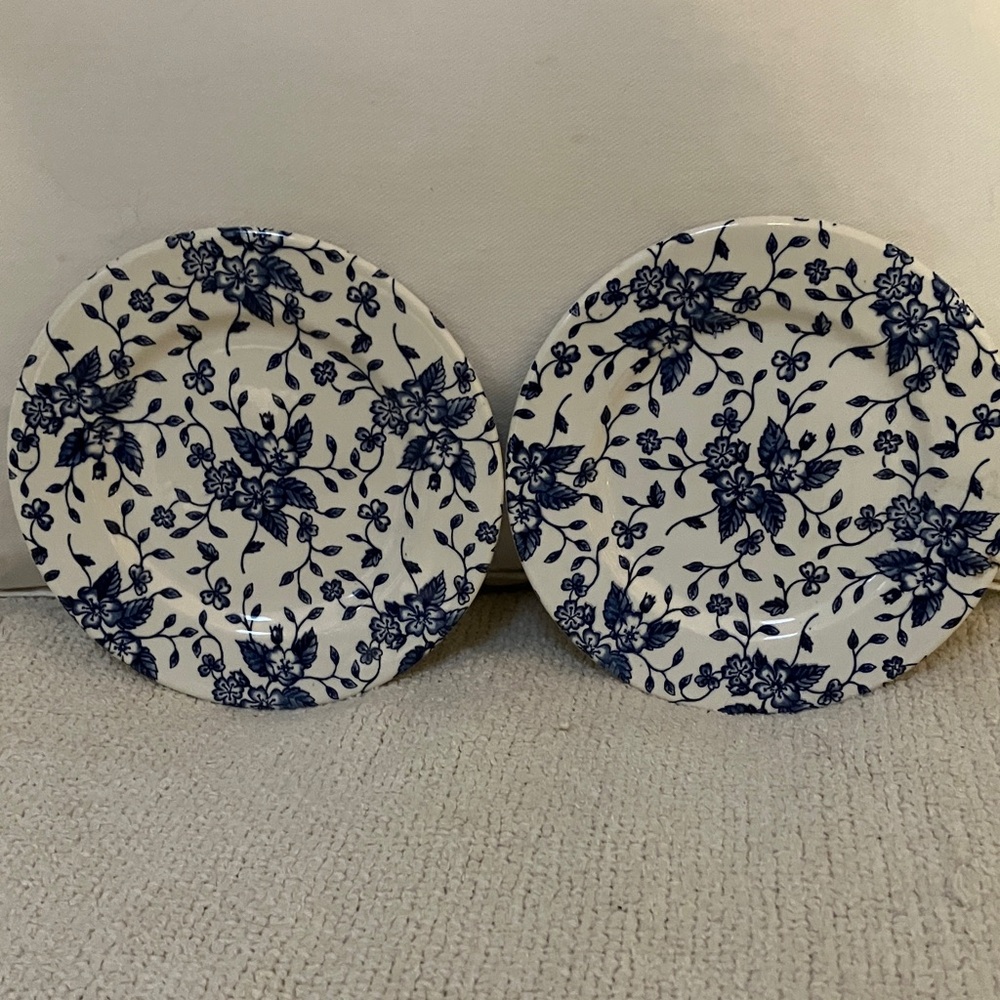 English Ironstone Dessert Plates